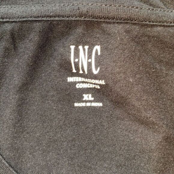 INC NWT Womens Celtic Knot T-Shirt Tee 100% Cotton Witchy Viking Gold Black XL - Picture 4 of 7